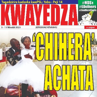 Bepanhau Revanhu, KWAYEDZA rinonyorwa nekuburitswa musi weChina nekambani yeZimbabwe Newspapers (1980), Ltd.