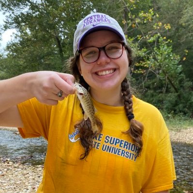 @ucabears Biology Master’s Student, @LifeatLSSU alumna • Lover of aquatic insects, cookies, and equal rights (she/her)
