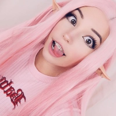 I am not really Belle Delphine, or am I? I just use this account to fuck around ^-^ Give @bunnydelphine a follow!