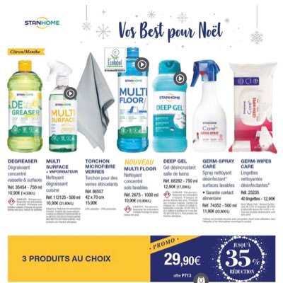 Démonstration de produits stanome vous pouvez me contacter pour tout renseignement et commende je reste à votre disposition