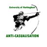 UoNCasuals's profile picture. A group of workers and students organising against casualisation and cuts to staff at the University of Nottingham #WeAreUoN