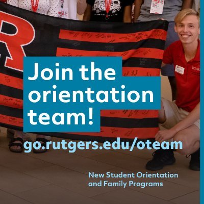 Welcoming, preparing & engaging our newest Scarlet Knights and their families to Rutgers University - New Brunswick!