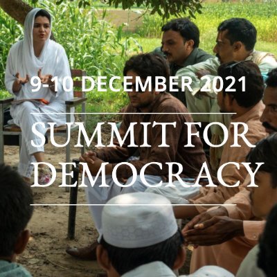 A virtual Summit for Democracy for leaders from government, civil society, and the private sector.