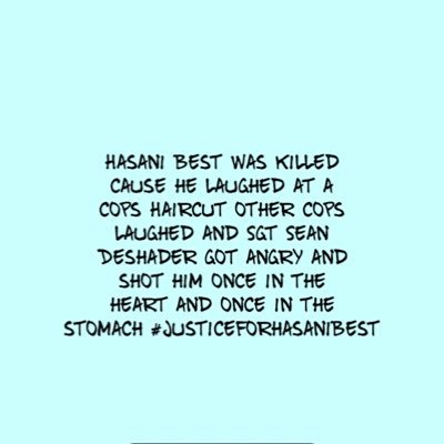 kenisha88124401's profile picture. Justice for hasani best he was murdered by asbury park police Aug 22 2020 we need justice #justiceforhasani 🚨🚨🚨🚨🚨🚨🚨🚨🚨🚨🚨🚨🚨