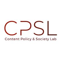Content Policy & Society Lab (CPSL) (@contentpsl) 's Twitter Profile