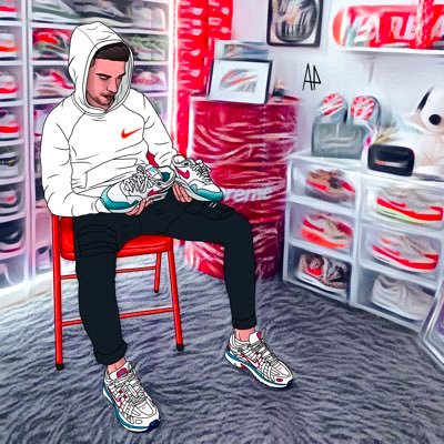 👀 Je vis d’amour et de sneakers🤝 Team AM1 👟 7us/40eu En 🇫🇷 334j par an, le reste du temps je suis chez moi 🇵🇹