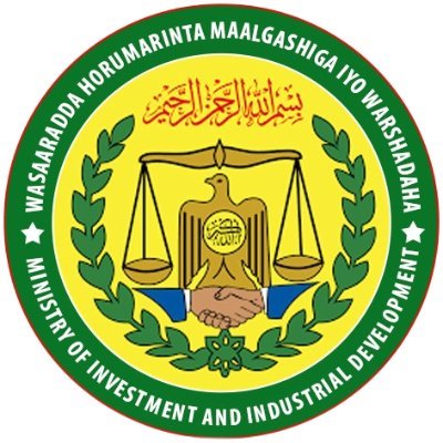 Official Account Ministry of Investment and Industrial Development 
Republic of Somaliland