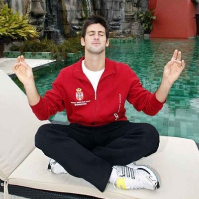 Djokovc fan. Made a lot of money betting on him coming from behind. 📈 I know for a fact that in his free time Djokovic floats in the buddha position.🧘He/Him✌️