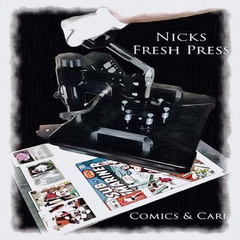 nicksfreshpress's profile picture. Nicks Fresh Press Comics & Cards, the white glove pressing company.