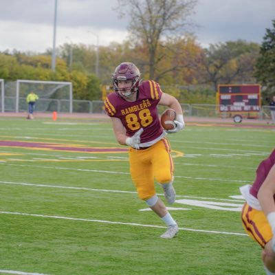 Loyola Academy Football ‘23 (6’5 245) TE.  Western Michigan Football