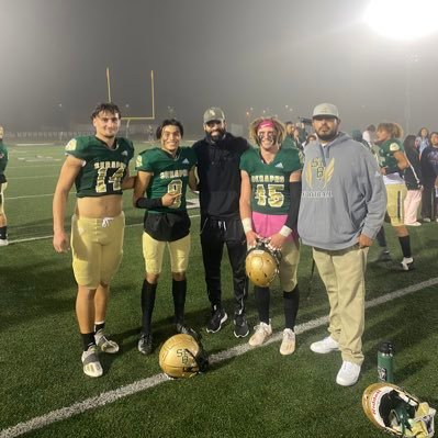 Offensive line football coach Saint Bonaventure High School