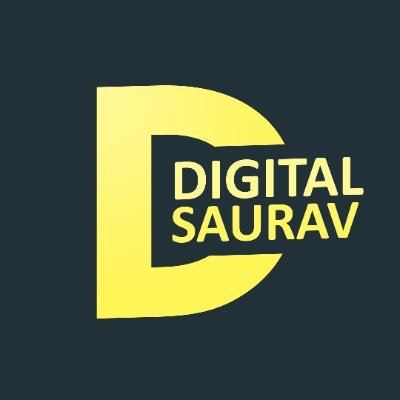 DigitalSauravYT's profile picture. Topic Cover:-

#Crypto Currancy
#Share Market
#Money Making