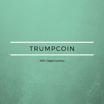 TrumpCoin is an ecosystem Coin issued on the XRPL Ledger for all things Trump.

 https://t.co/EzBEPtp6ZY

https://t.co/8TDPqoXafz