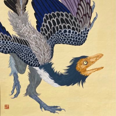 恐竜描いてます|日本画家|古生物、生き物大好き|展示情報や絵を載せています|インスタ→https://t.co/SFGDge7NMe