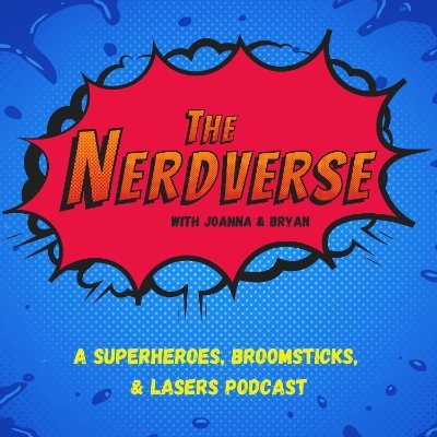 TheNerdVersePod's profile picture. Welcome to the Nerdverse where friends of 17 years, Joanna & Bryan, bicker & breakdown all the the movies, tv shows, & trailers that your geeky heart desires.