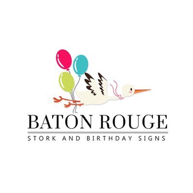 Baton Rouge Stork and Birthday Signs delivers the most adorable yard sign rentals in all of Metro Baton Rouge LA! Our most popular sign is our custom made stork