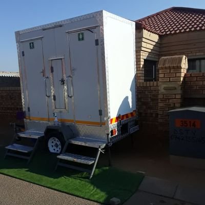 VIP mobile toilets for hire R1500 per day.