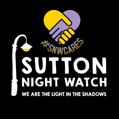 Sutton Night Watch, charity no: 1171903, supporting & raising awareness for homeless & vulnerable people within Sutton & surrounding areas.