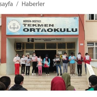 Mersin İli Bozyazı İlçesi Tekmen Ortaokulu Sosyal Medya Hesabıdır.