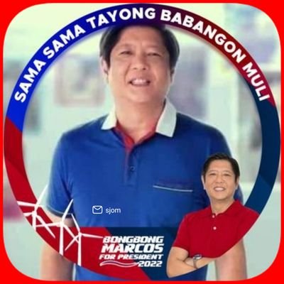 We will support BBM Ferdinand Romualdez Marcos Jr. For President 2022
Sama-Sama Tayong Babangon Muli -@bongbongmarcos-Our First And Only priority🇵🇭
©SJOM