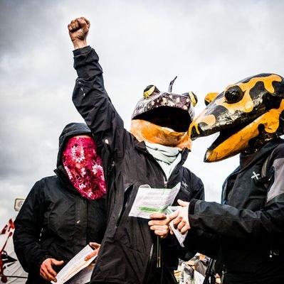 ZaD par tou-te-s 💚
Face à l'Hydre Capitaliste 👾 
Contre l'accaparement du vivant 🌱
Bloquons les multinationales 🐌
Résistances et Sabotages 🏴‍☠️