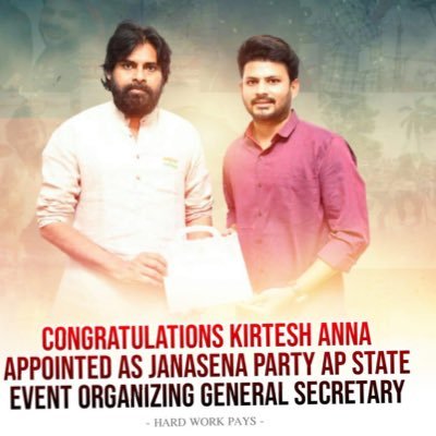 Graduate in Information Technology | State General Secretary for @JanaSenaParty Official events.