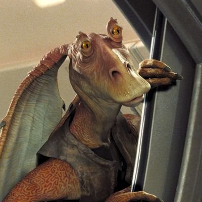 The names Jar-Jar  I was the Naboo Senate represenative, then the clone wars happend. Fast forward to now i work at the Gungan snack shop on Nur.