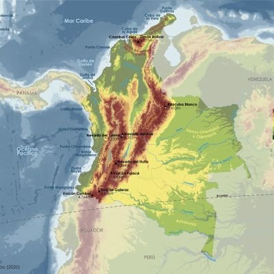 Cartografía de Colombia.