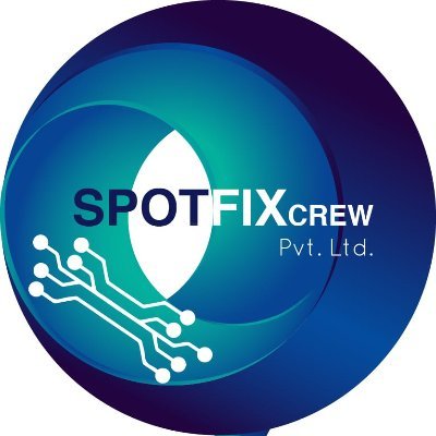 spotfixcrew's profile picture. SPOTFIXCREW HELPS YOU TO QUICKLY AND EASILY PROVIDE INCREDIBLE SOLUTIONS