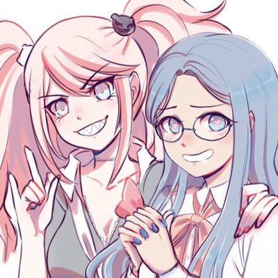 Junko Enoshima and Tsumugi Shirogane~ The Masterminds of the Killing Game~ /No Art is Mine/ #DRRP #MVRP #SPOILERS!!