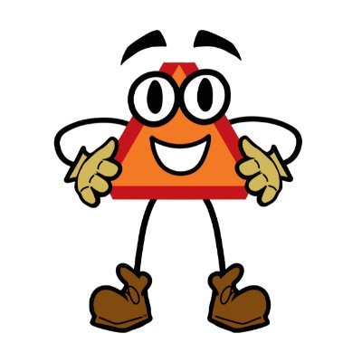 I'm SAM and safety is my game ! Look for my bright orange triangle on slow moving vehicles, then approach with caution.