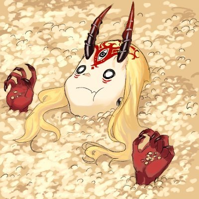 Your daily dose of the cutest banana oni.