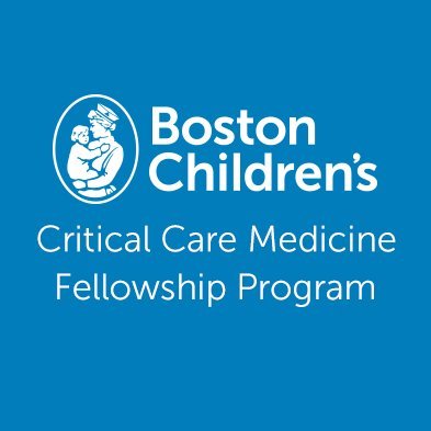 The Official Twitter Account of Boston Children’s Pediatric Critical Care Medicine Fellowship Program