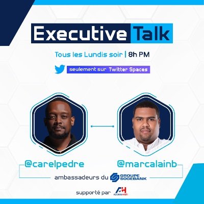 Podcast innovant lancé par @carelpedre et @marcalainb pour converser avec des cadres de haut niveau.
Enregistré dans @TwitterSpaces mais dispo partout!