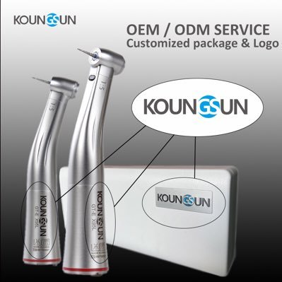 Koungsun was specialized in developing dental products since 2003,the factory has more than 40 CNC machines to support bulk order. leader of titanium handpiece