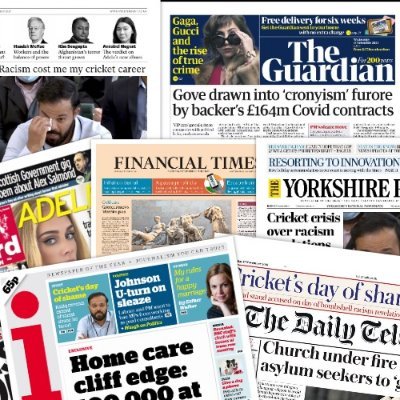 Front pages from the UK ... now with Aus & the US.  I neither agree or disagree with posts & I'm not responsible for their content. Sσmєtímєѕ í míѕtчpє  ⌨