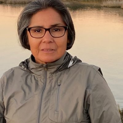 Theresa Harlan is an advocate for Indigenous peoples reclaiming ancestral homelands on public lands, e.g., national, state and regional parks.