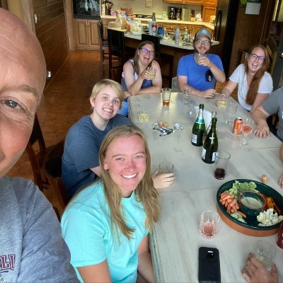 aWISLGuy's profile picture. With Sandy. Dadx5, Brox4, now Gwampa! Family, Books, WISports, Craft brews, Games (S says wrong order). Often feel I'm in heaven ...