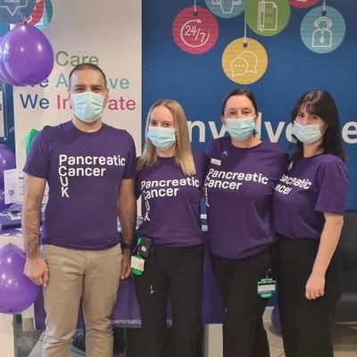 Macmillan Hepatobiliary and Pancreatic Clinical Nurse Specialists at University Hospital Coventry and Warwickshire (Claire, Michelle and Jamie)