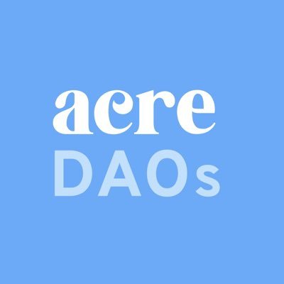 Autonomous Communities for Regenerative Economies (ACRE)
Network of ReFi & Impact DAOs
🌎 A new model for environmental and social impact