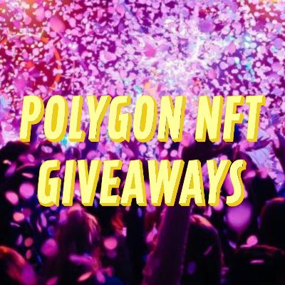 PolygonGiveaway's profile picture. No BS 🚯 Just @0xPolygon #NFT Giveaways 🤑🎁 Follow now ⤴️
DM me for shilling your #Giveaway for free! ✉️
#NFTGiveaway #PolygonGiveaway #Giveaway