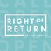 Right of Return USA (@Center4Art_Adv) Twitter profile photo