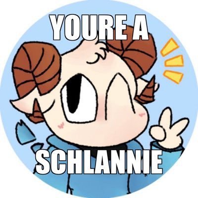uraschlannie's profile picture. dm me the @ of your favorite schlannie! read carrd for additional directions! 💙