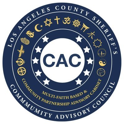 We are the L.A. Sheriff’s Community Advisory Council Multi-Faith Based & Community Partnership Advisory Cabinet (MCPAC).