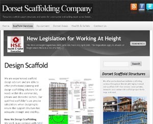 Dorset scaffolding company produces safe,a accident free scaffolding support structures for commercial and domestic projects throughout Dorset