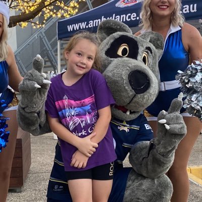 Hard working cattle dog nipping the heels of NRL players in my beloved @nthqldcowboys