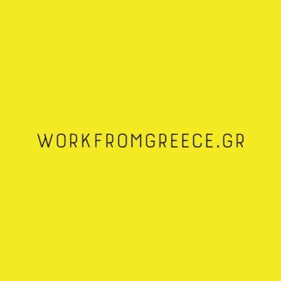 Work from Greece is a one-stop-shop for Digital Nomads who are thinking about or already living & working in Greece. #WorkFromGreece 💡 @marketingGr initiative.