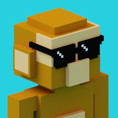 This is a collection of unique voxel apes in the blockchain of tezos. this ape can be any character. 🐵
👉 https://t.co/AbsfNjqIRg