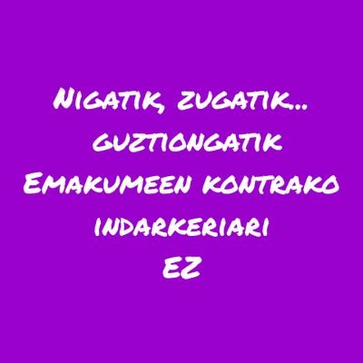 Bizitza (nirea eta besteena) hobetzeko bidea eginez doan emakume aguraindarra.
Sexóloga, feminista, bailona, ama, hija, hermana, amiga...y tantas otras yo