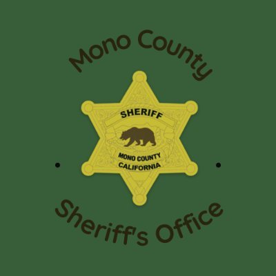 This is the Mono County Sheriff's Office official Twitter page. Please do not report crimes through this page. Please 911 or (760) 932-7549 x 7.